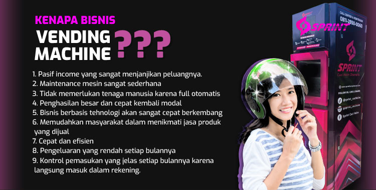 Kemitraan / Peluang Bisnis Vending Mesin Cuci Helm Otomatis Sprint Kemitraan / Peluang Bisnis Vending Mesin Cuci Helm Otomatis Sprint