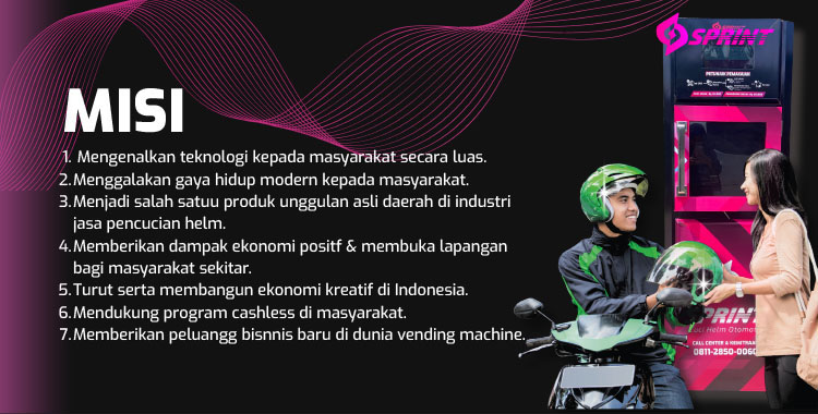 Kemitraan / Peluang Bisnis Vending Mesin Cuci Helm Otomatis Sprint Kemitraan / Peluang Bisnis Vending Mesin Cuci Helm Otomatis Sprint