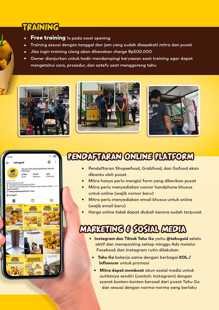 Franchise Tahu Go ~ Peluang Bisnis Tahu Krispi Kriuk