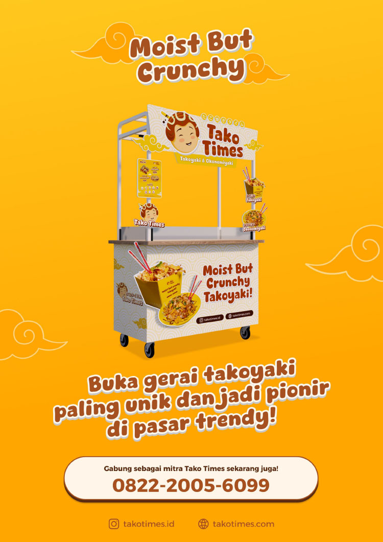 Kemitraan Peluang Bisnis Takoyaki & Okonomiyaki Jajanan Jepang Modal Kecil