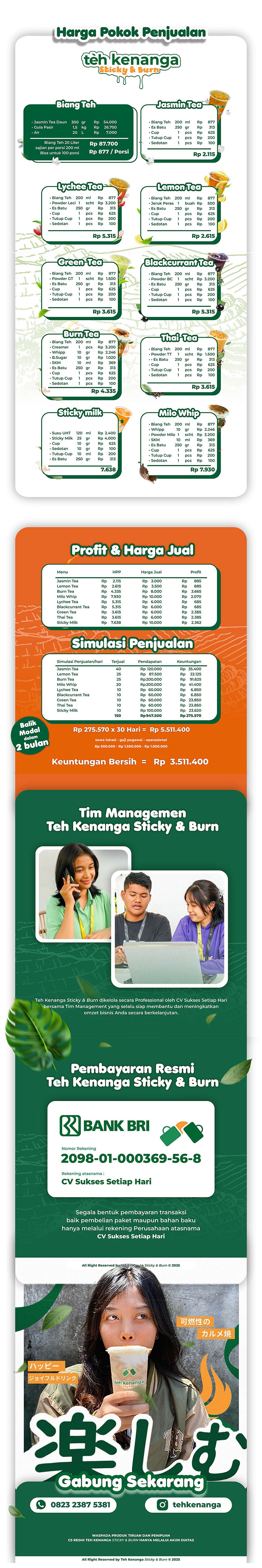 Kemitraan Peluang Bisnis Teh Tarik Bakar Viral Aneka Rasa