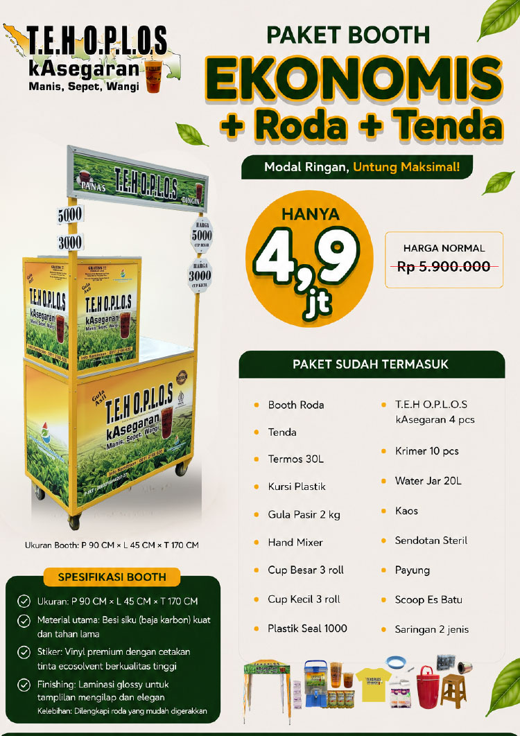 Kemitraan / Peluang Bisnis Modal Kecil Es Teh Oplos Kasegaran Kemitraan / Peluang Bisnis Modal Kecil Es Teh Oplos Kasegaran