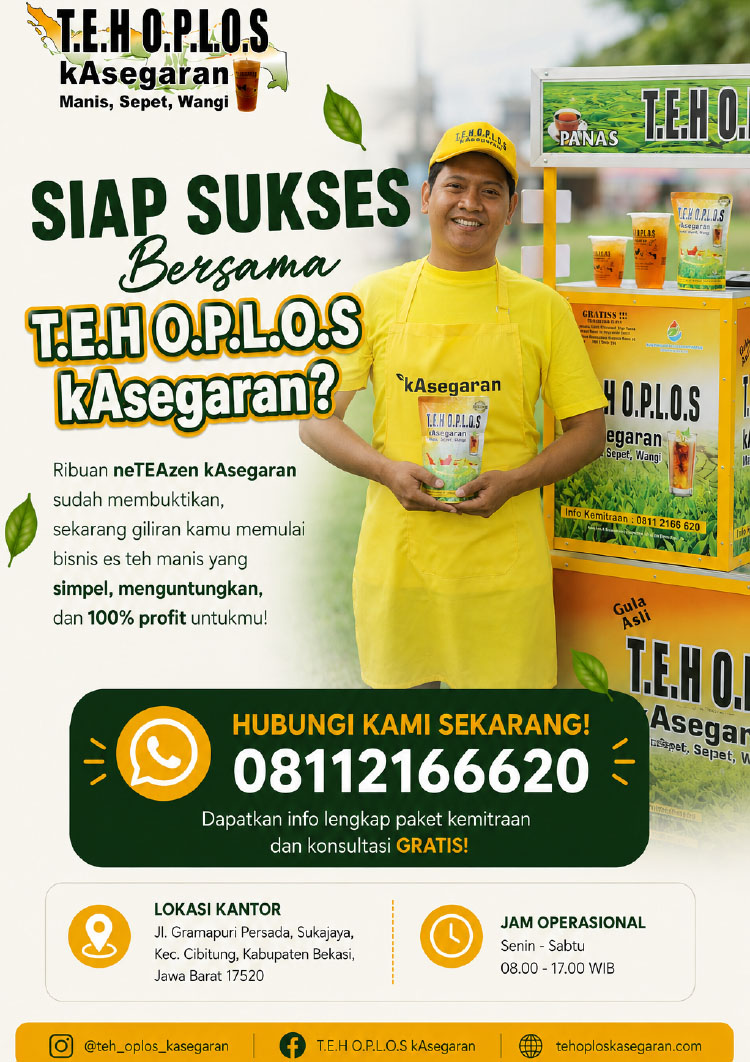 Kemitraan / Peluang Bisnis Modal Kecil Es Teh Oplos Kasegaran Kemitraan / Peluang Bisnis Modal Kecil Es Teh Oplos Kasegaran