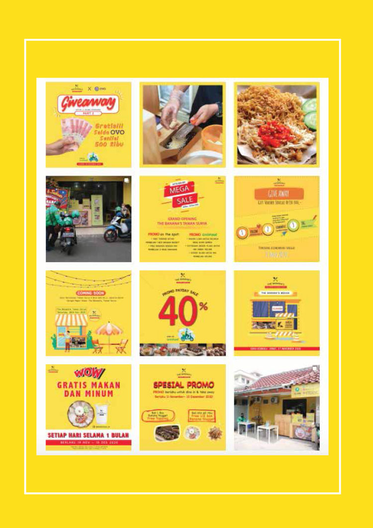 Kemitraan / Peluang Bisnis Pisang Nugget, Ayam Geprek, Sate Taichan The Banana's