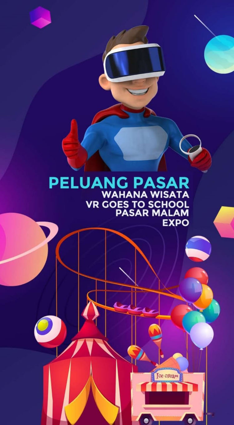 Kemitraan Peluang Bisnis Bioskop Mini VR 3D Goes To School