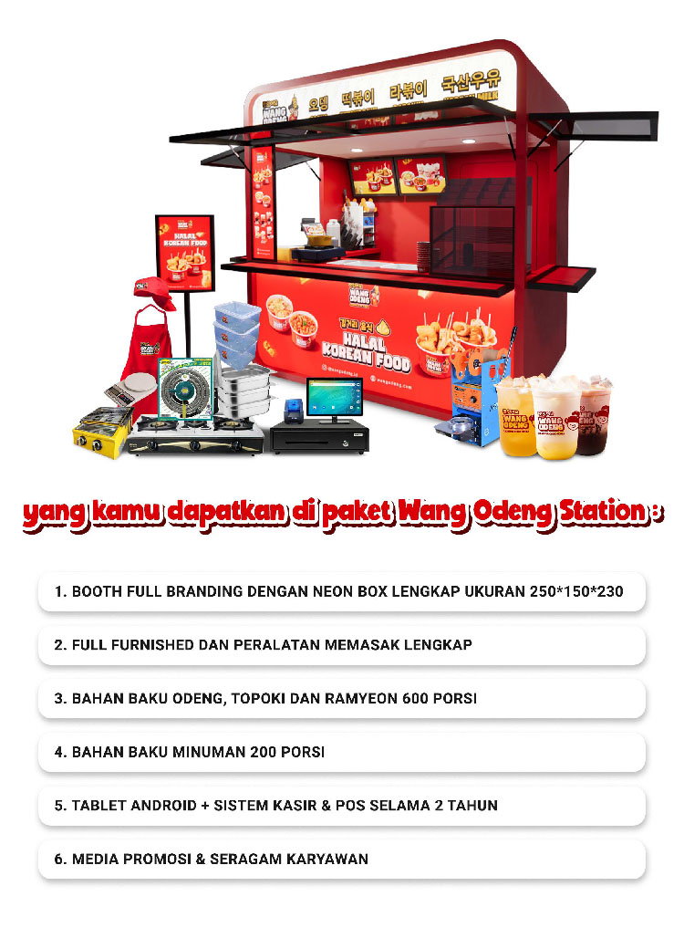 Kemitraan Peluang Bisnis Makanan Korea Wang Odeng