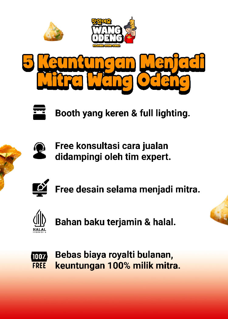 Kemitraan Peluang Bisnis Makanan Korea Wang Odeng