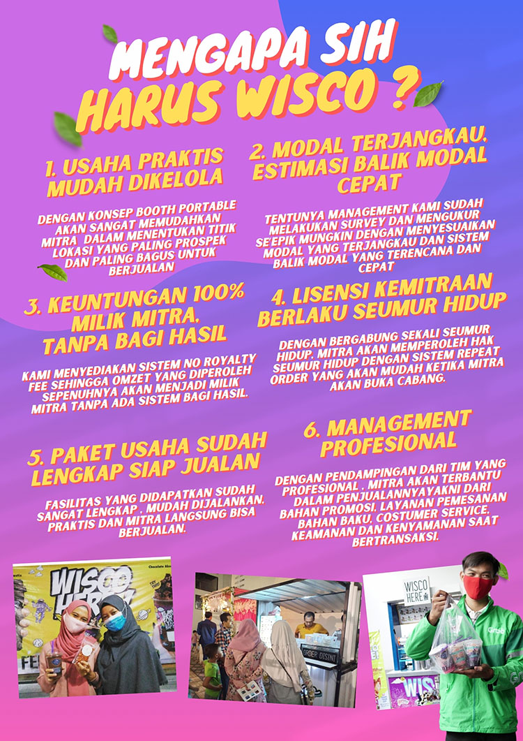 Franchise Peluang Usaha Minuman Kekinian Viral WISCO ICE