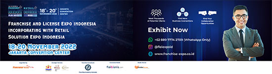 Pameran Franchise & License Expo Indonesia FLEI Expo XIX 2022 - International Series