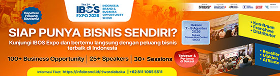 Pameran Franchise IBOS Expo 2026 Bekasi ~ Indonesia Brand & Business Opportunity Show