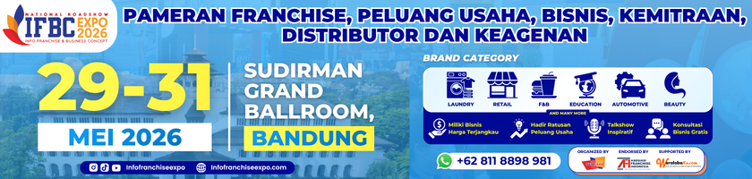 Pameran Info Franchise & Business Concept Expo IFBC Bandung 2026