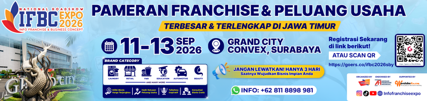 Pameran Info Franchise & Business Concept Expo IFBC Surabaya 2026 Pameran Info Franchise & Business Concept Expo IFBC Surabaya 2026