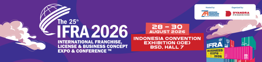 Pameran Franchise IFRA 2026 ICE BSD ~ International Franchise, License, & Business Concept Expo & Conference Pameran Franchise IFRA 2026 ICE BSD ~ International Franchise, License, & Business Concept Expo & Conference