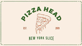 Logo Pizza Head