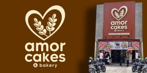 Logo AMOR CAKES DAN BAKERY