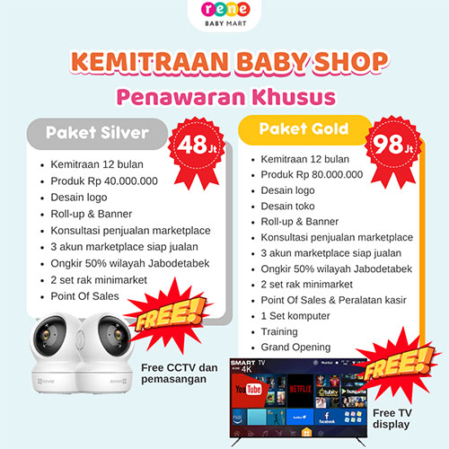 Promo Kemitraan Rene Baby Shop Desember 2024