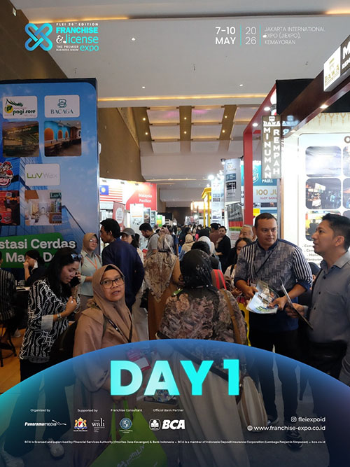 Pameran Franchise FLEI Business Show 2026 & Morefood Expo Opening Jakarta