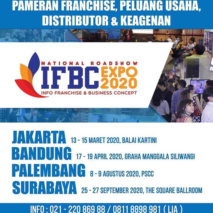 Info Franchise Business Concept Expo 2020 Jakarta Event Pameran Franchise Wirausaha Bisnis Waralaba Ku