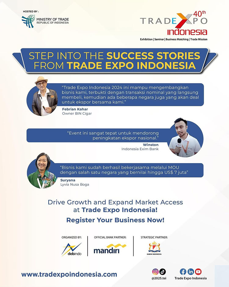 Pameran Trade Expo Indonesia 2025 ICE BSD