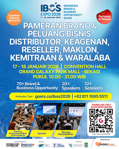 Pameran Franchise IBOS 2026 Bekasi ~ Indonesia Brand & Business Opportunity Show