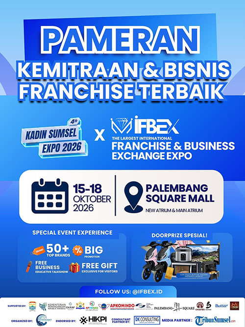 Pameran IFBEX Palembang 2026 ~ International Franchise & Business Exchange Expo