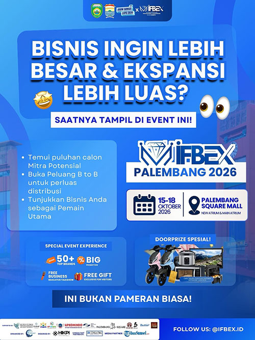 Pameran IFBEX Palembang 2026 ~ International Franchise & Business Exchange Expo